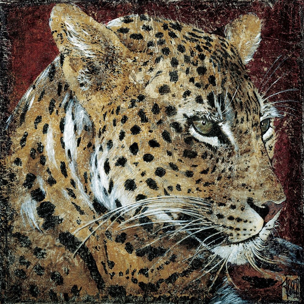 Portrait de leopard art print by Fabienne Arietti for $57.95 CAD