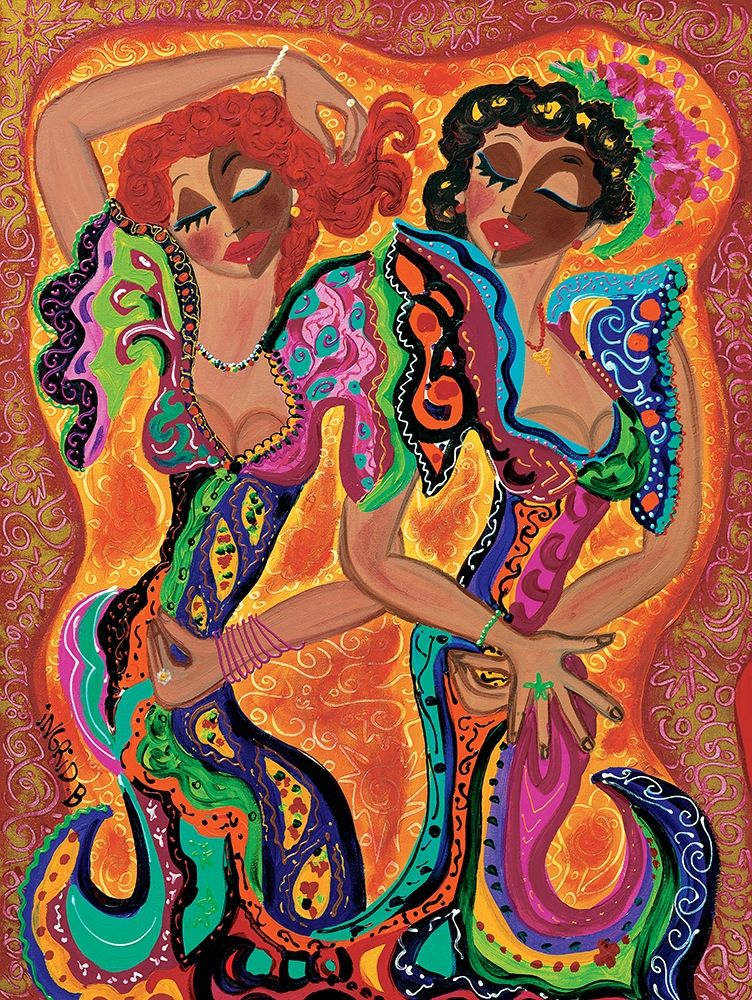 Gypsy dance art print by B. Ingrid for $57.95 CAD