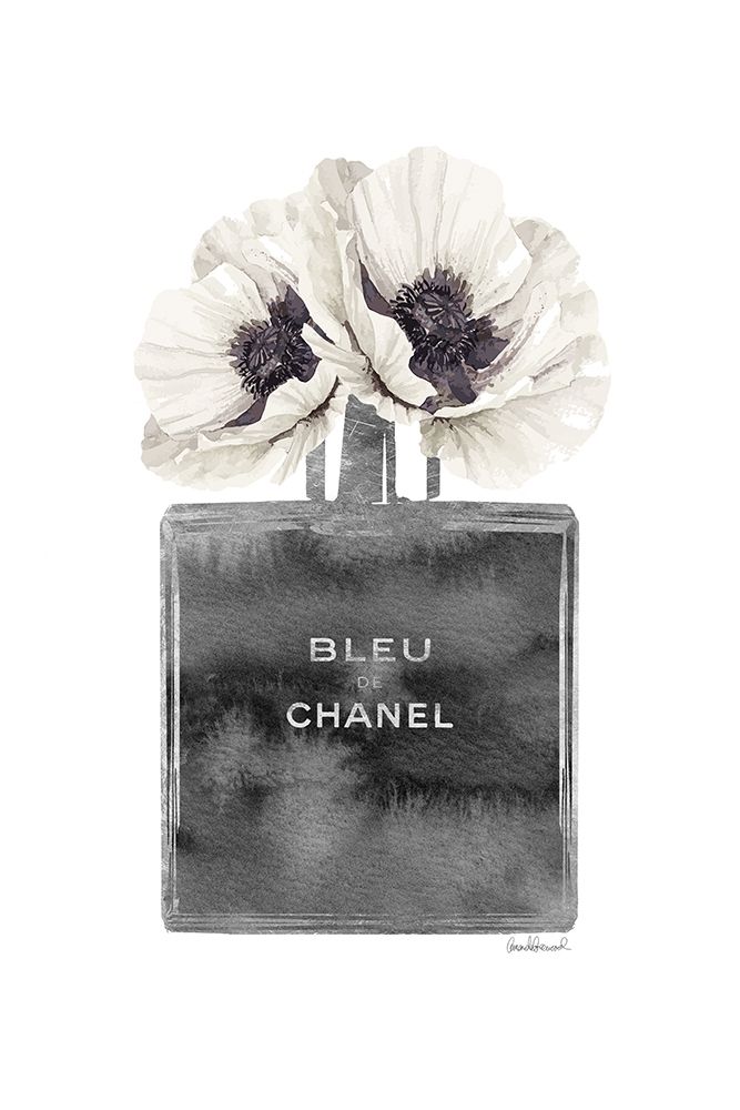 Black Cologne with Poppy art print by Amanda Greenwood for $57.95 CAD