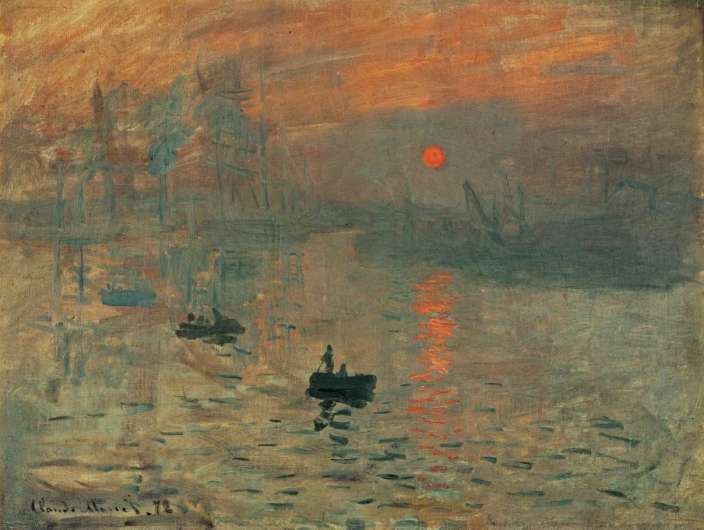 Impression brouillard art print by Claude Monet for $57.95 CAD