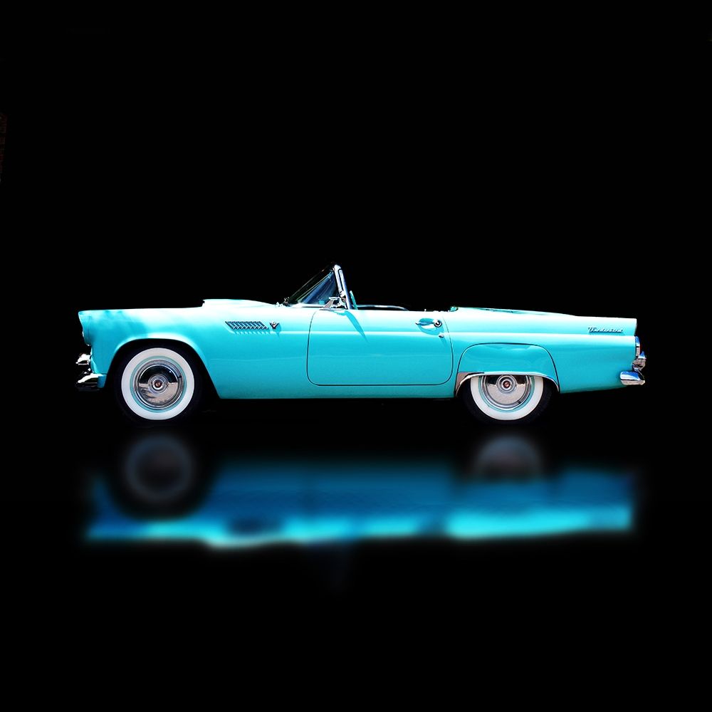 56 T-Bird Convertible art print by Clive Branson for $57.95 CAD