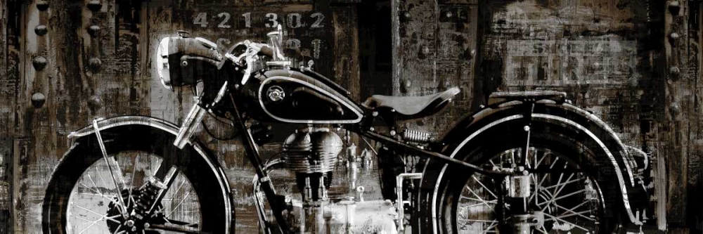 Vintage Motorcycle art print by Dylan Matthews for $57.95 CAD