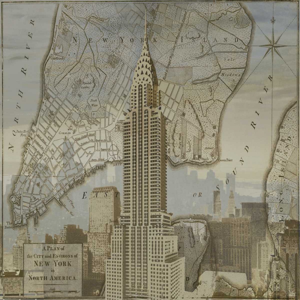 Vintage NYC II art print by Dylan Matthews for $57.95 CAD