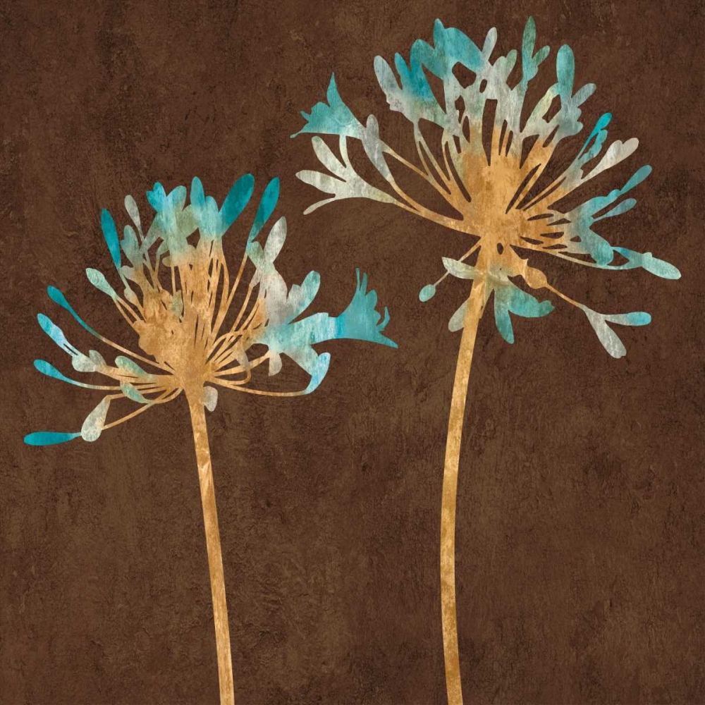 Teal Bloom II art print by Erin Lange for $57.95 CAD