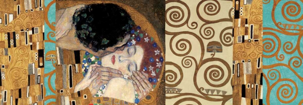 Klimt II 150th Anniversary - The Kiss art print by Gustav Klimt for $57.95 CAD