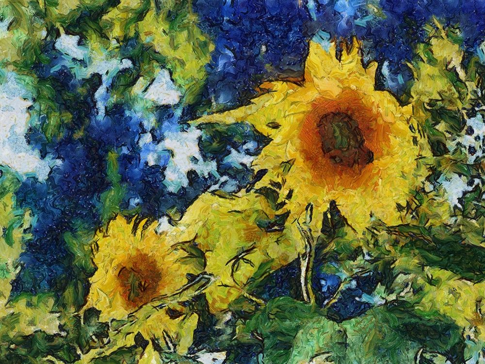 Sunflowers  art print by Michelle Calkins for $57.95 CAD