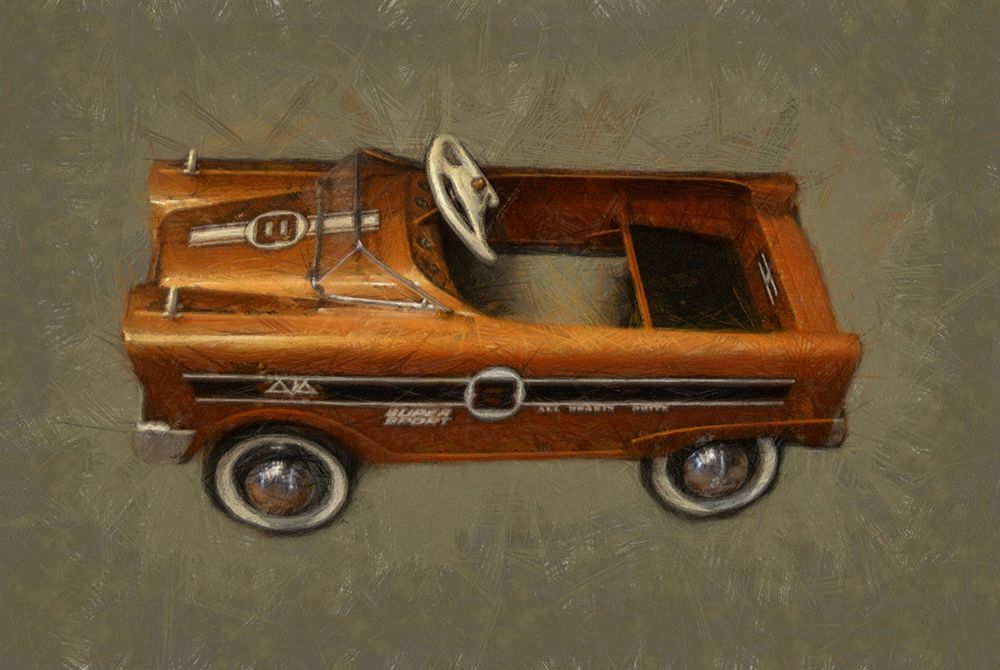 Super Sport Pedal Car art print by Michelle Calkins for $57.95 CAD