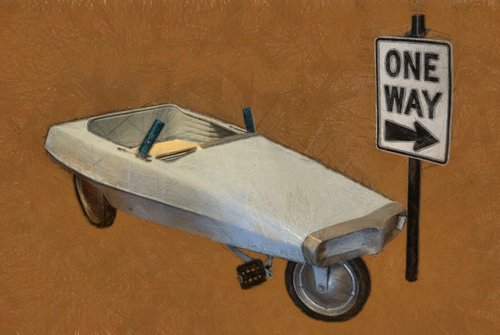 Probe Pedal Car art print by Michelle Calkins for $57.95 CAD
