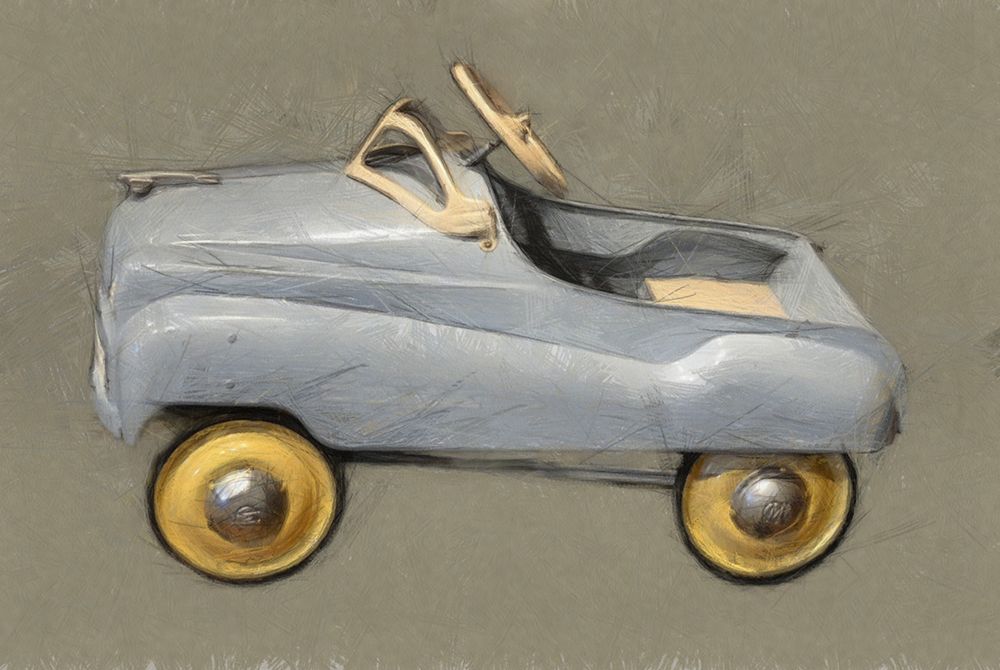 Antique Pedal Car art print by Michelle Calkins for $57.95 CAD
