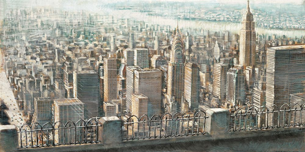 City View of Manhattan art print by Matthew Daniels for $57.95 CAD