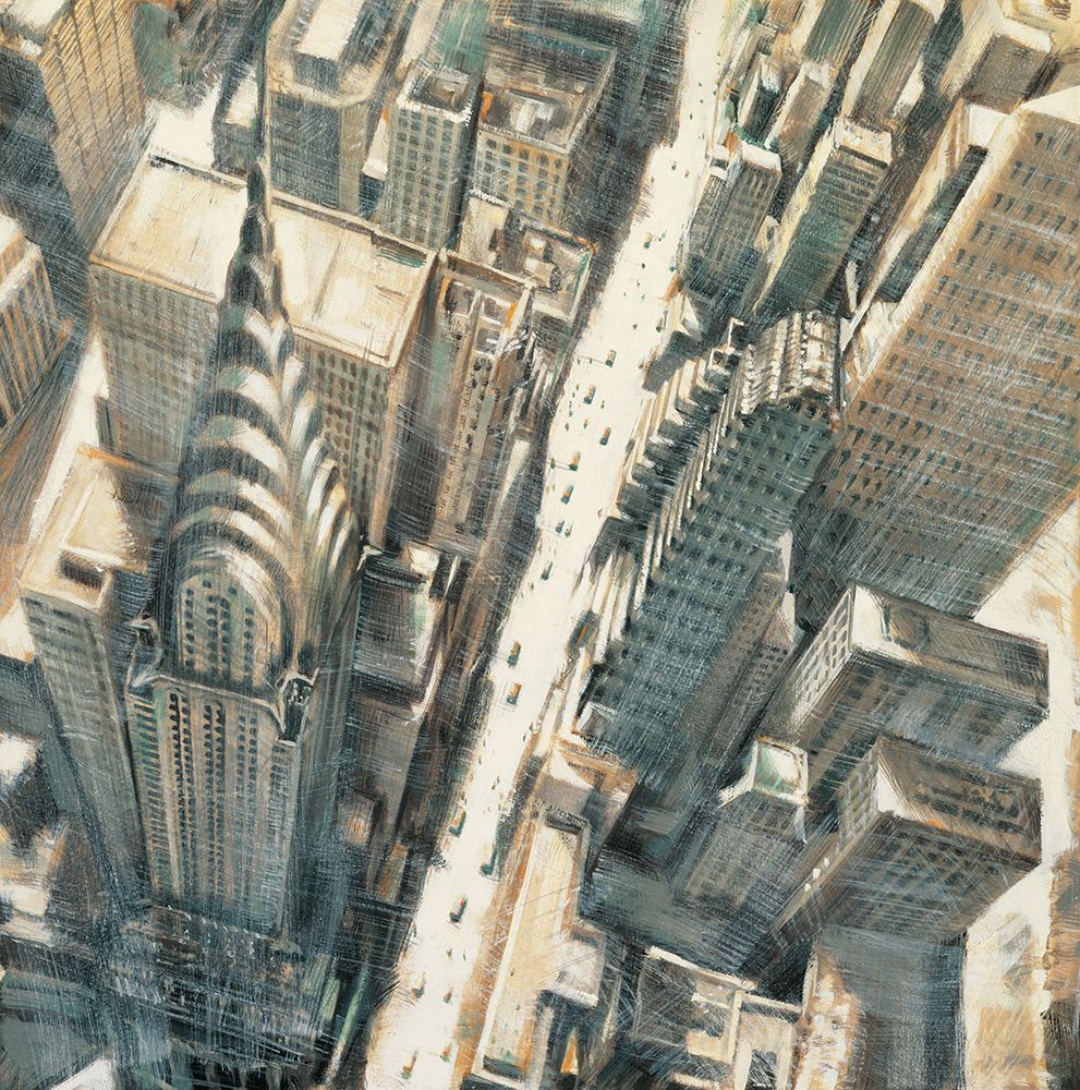 Aerial View Chrysler Bldg art print by Matthew Daniels for $57.95 CAD