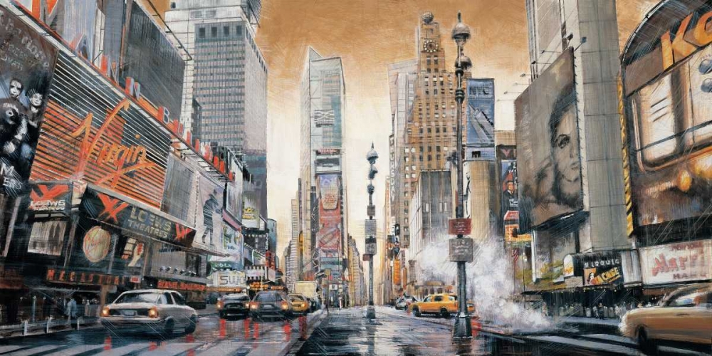 Crossroads - Times Square art print by Matthew Daniels for $57.95 CAD