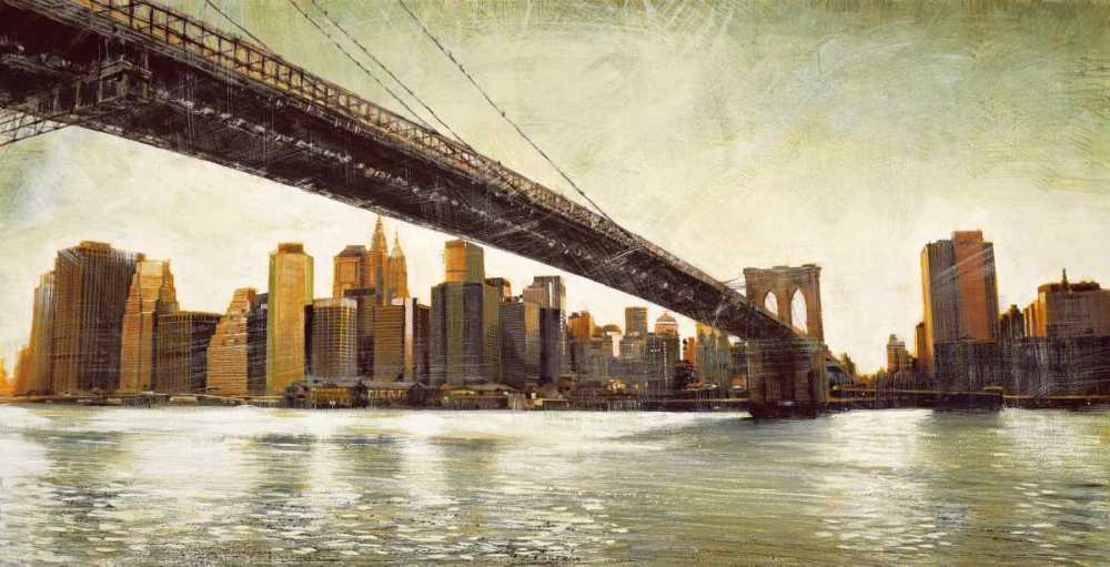 Brooklyn Bridge View art print by Matthew Daniels for $57.95 CAD
