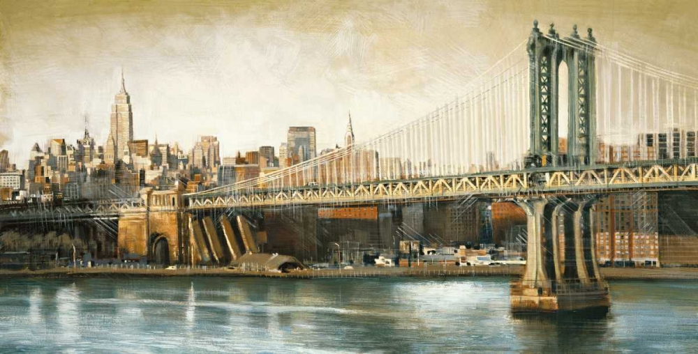 Manhattan Bridge View art print by Matthew Daniels for $57.95 CAD