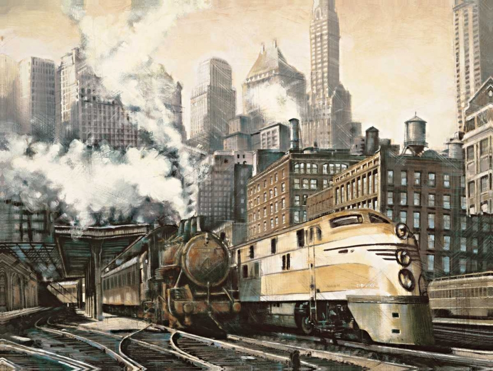 The Station-Chicago art print by Matthew Daniels for $57.95 CAD