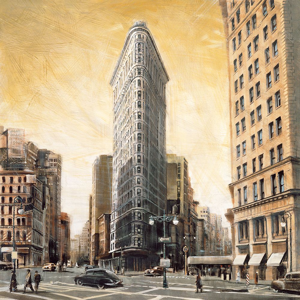 The Flatiron Building art print by Matthew Daniels for $57.95 CAD