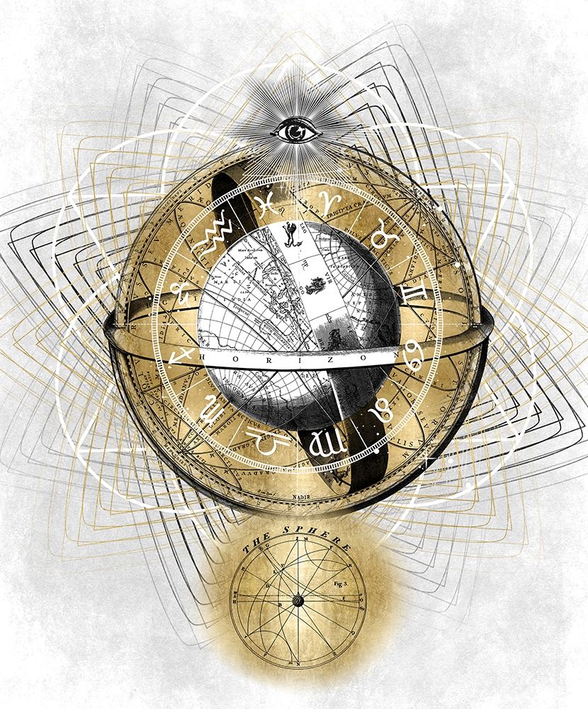 Zodiac Sphere II art print by Oliver Jeffries for $57.95 CAD