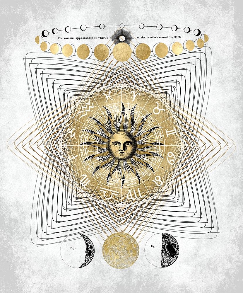 Zodiac Sun I art print by Oliver Jeffries for $57.95 CAD