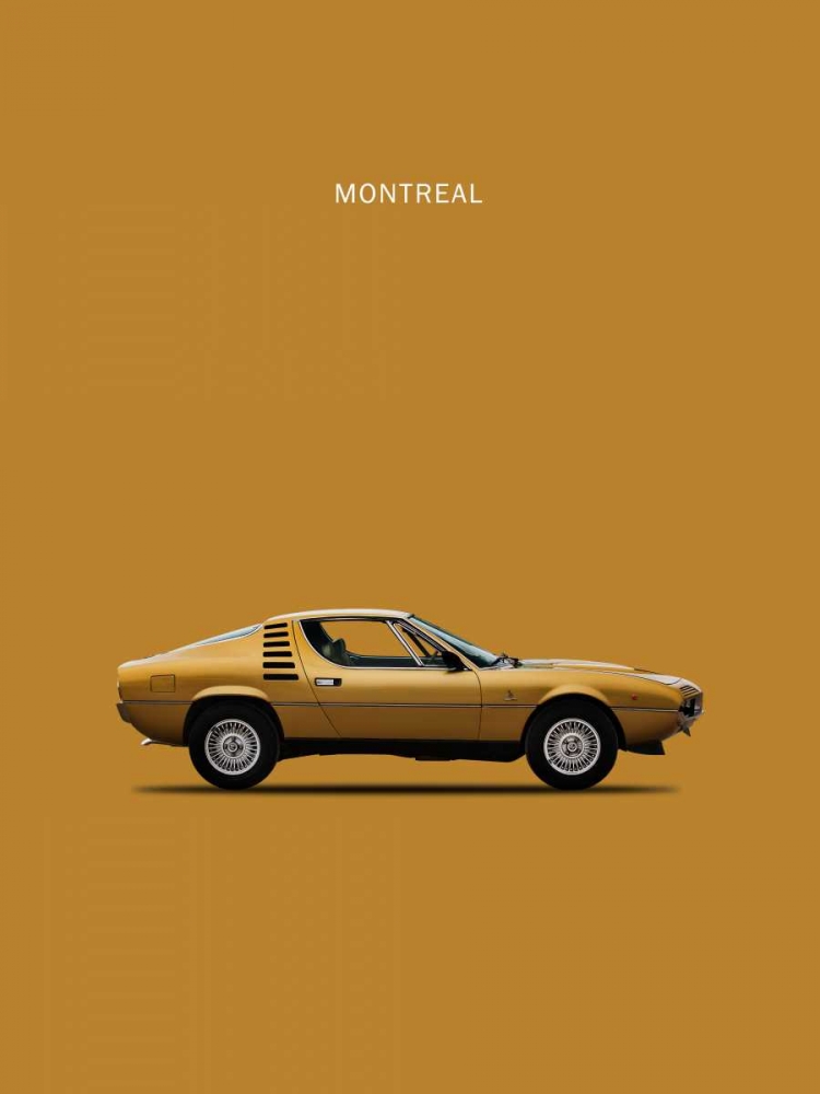 Alfa Romeo Montreal 1972 art print by Mark Rogan for $57.95 CAD