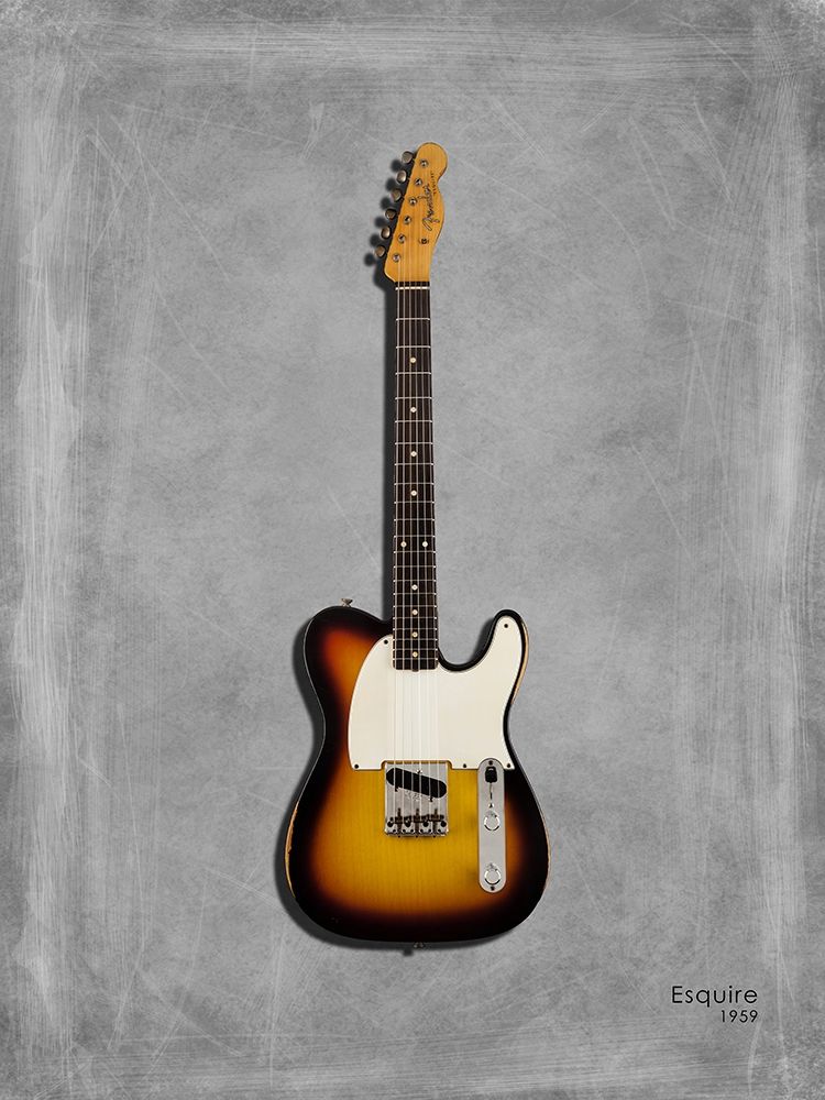 Fender Equire 59 art print by Mark Rogan for $57.95 CAD