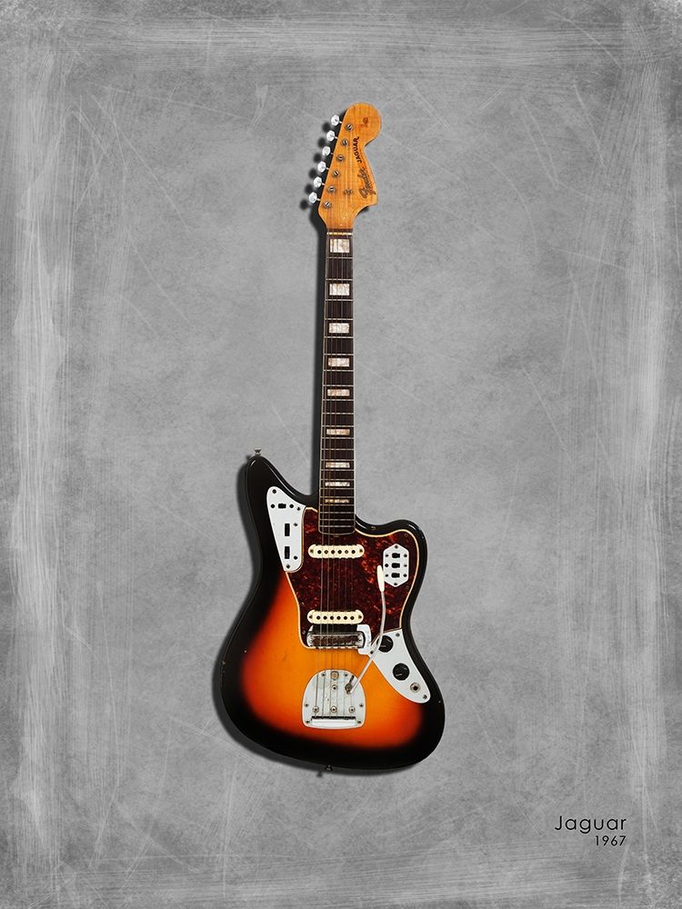 Fender Jaguar67 art print by Mark Rogan for $57.95 CAD