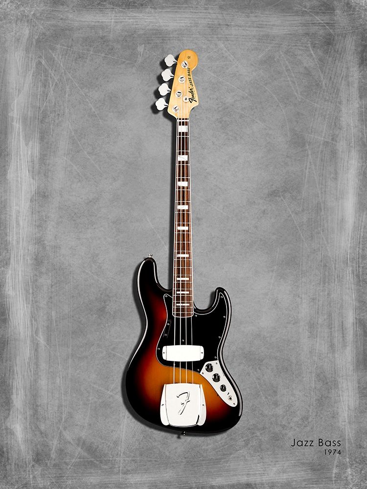 Fender Jazzbass74 art print by Mark Rogan for $57.95 CAD