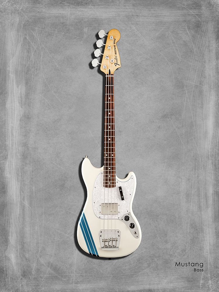 Fender MustangBass art print by Mark Rogan for $57.95 CAD