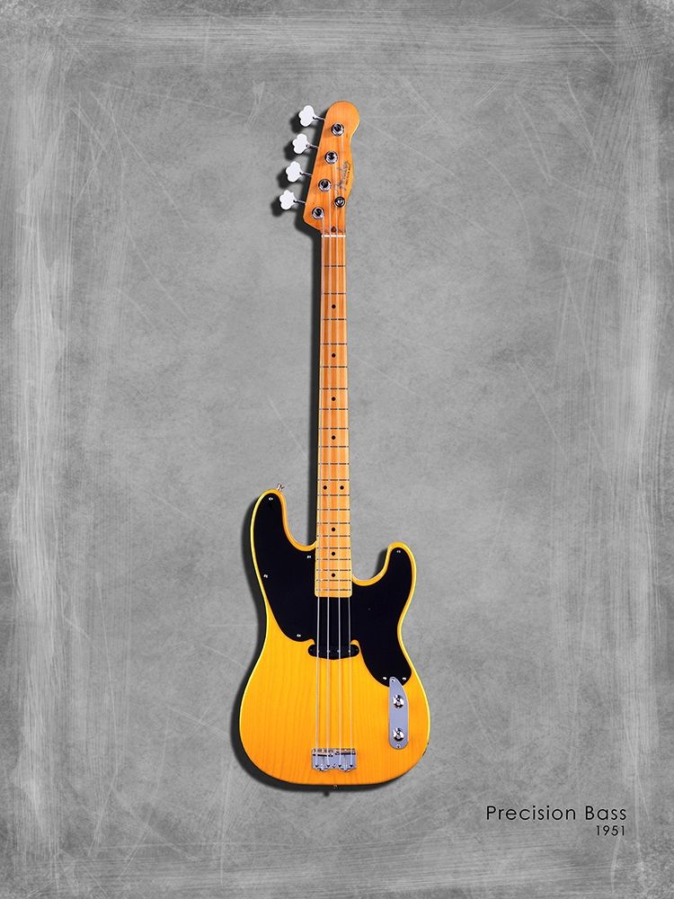 Fender Precision Bass 51 art print by Mark Rogan for $57.95 CAD