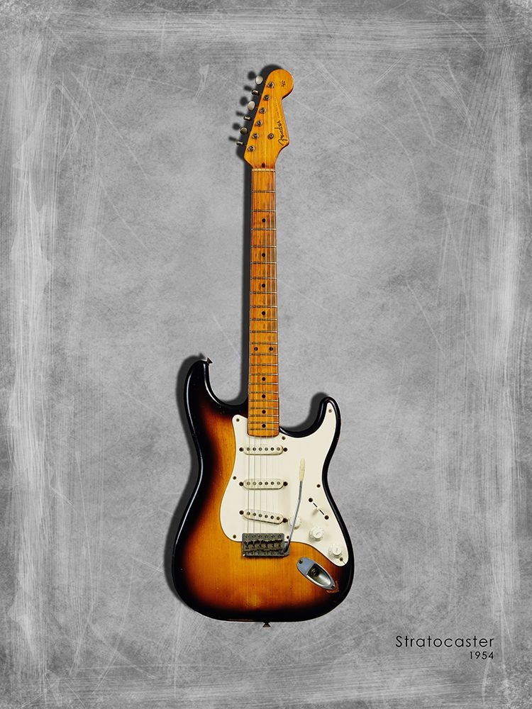 Fender Stratocaster 54 art print by Mark Rogan for $57.95 CAD