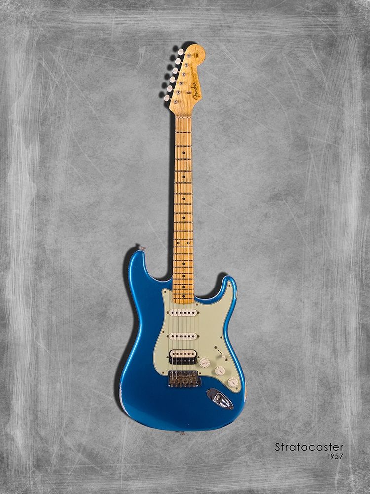 Fender Stratocaster 57 art print by Mark Rogan for $57.95 CAD
