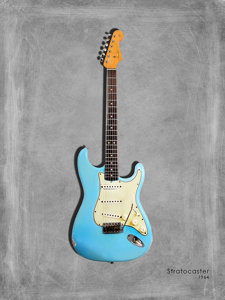 Fender Stratocaster 64 art print by Mark Rogan for $57.95 CAD