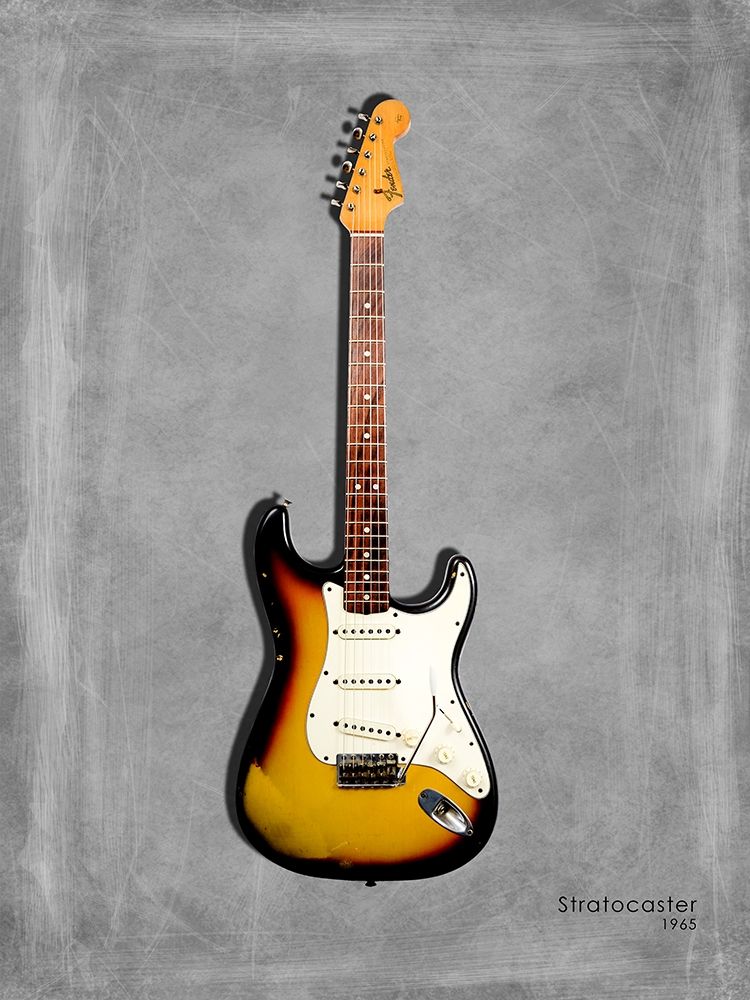 Fender Stratocaster 65 art print by Mark Rogan for $57.95 CAD