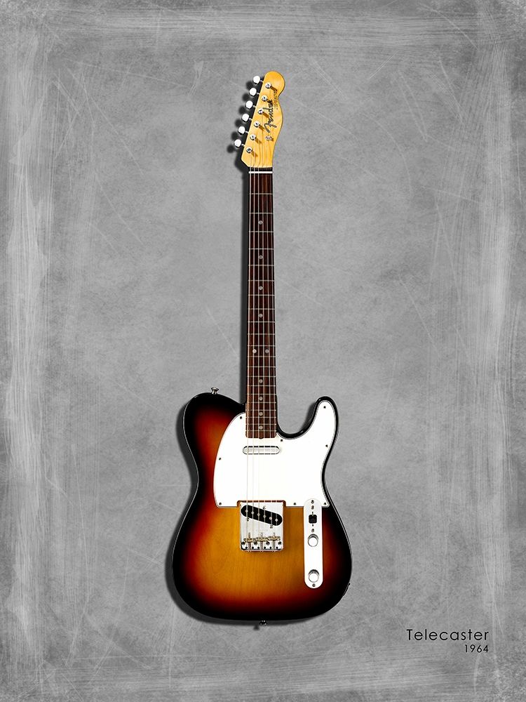 Fender Telecaster 64 art print by Mark Rogan for $57.95 CAD
