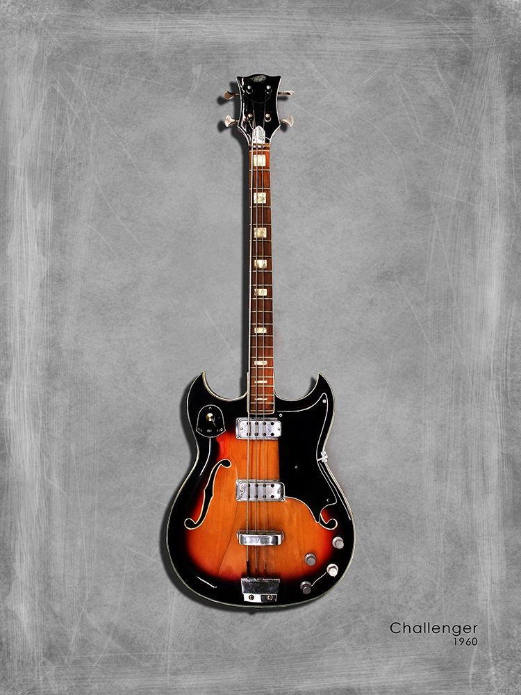 Vox Challenger Bass 1960 art print by Mark Rogan for $57.95 CAD