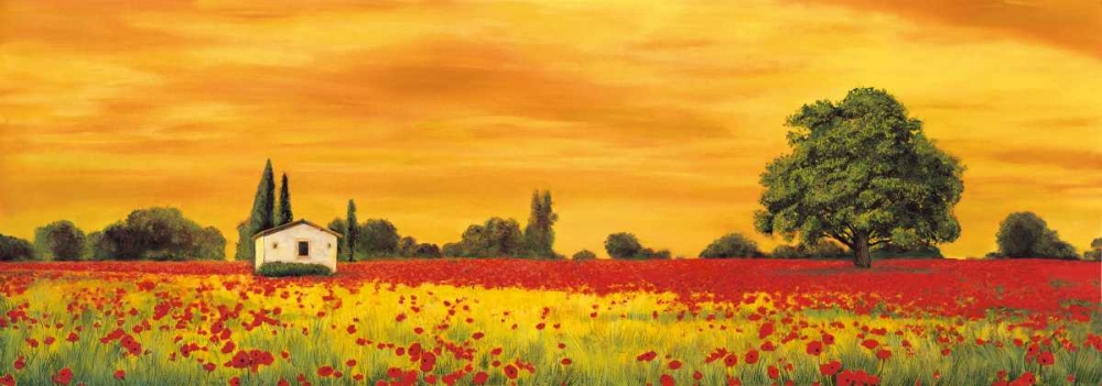 Field of Poppies art print by Richard Leblanc for $57.95 CAD