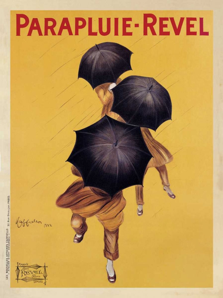 Parapluie-Revel-1922 art print by Leonetto Cappiello for $57.95 CAD