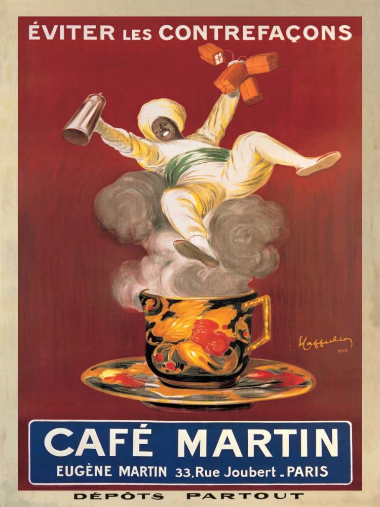 Cafe Martin-1921 art print by Leonetto Cappiello for $57.95 CAD