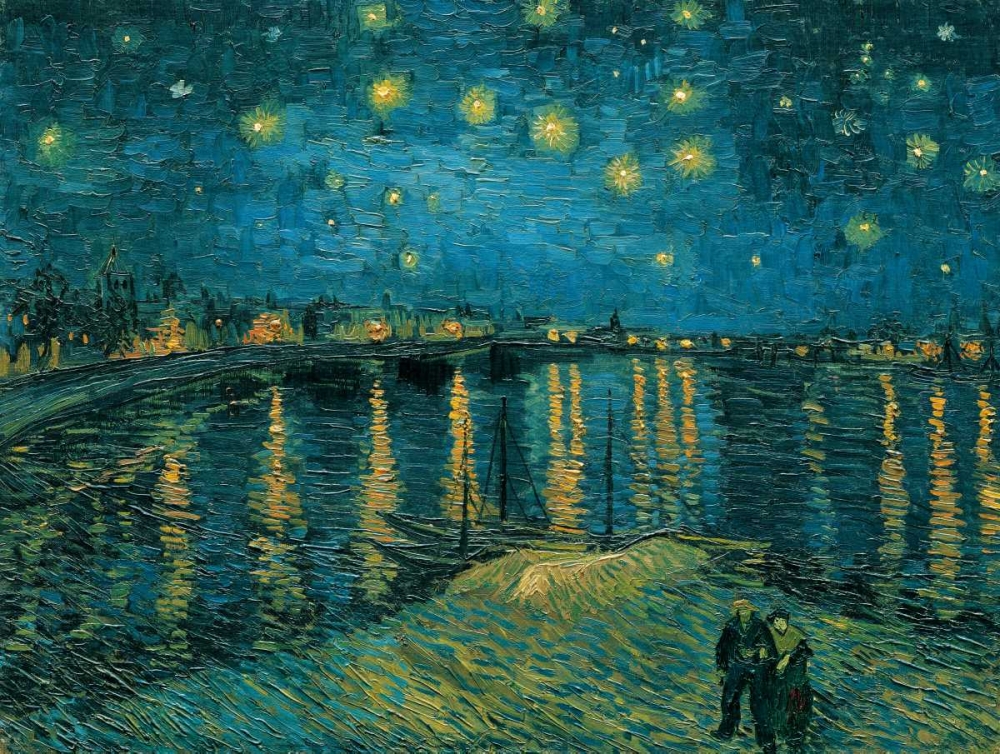 La nuit toile-Arles art print by Vincent Van Gogh for $57.95 CAD