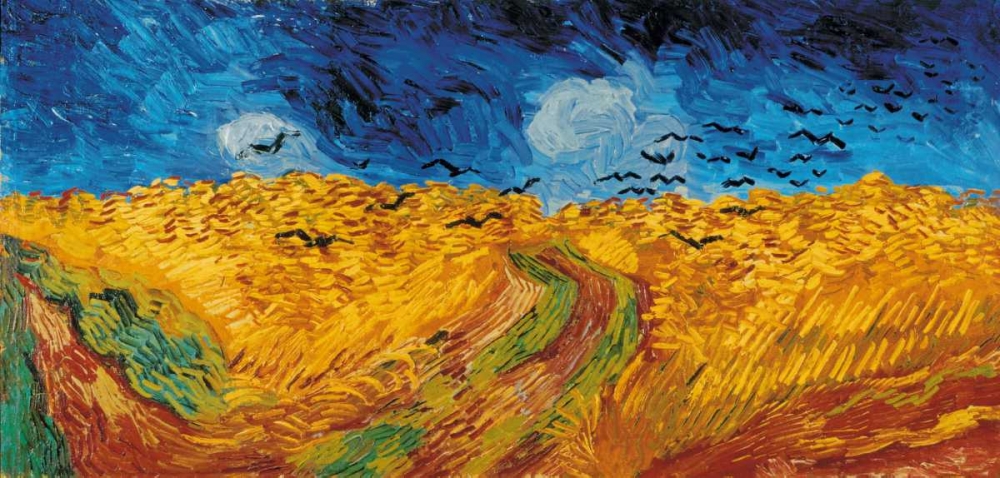Wheat Field with Crows art print by Vincent Van Gogh for $57.95 CAD