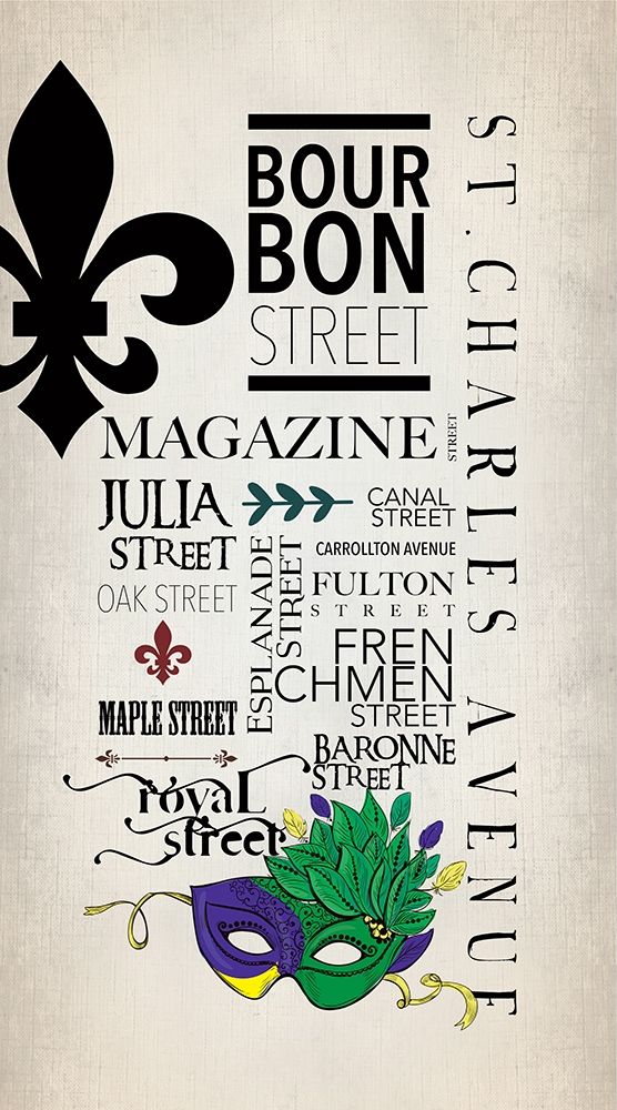 New Orleans Streets Sign art print by Somerset for $57.95 CAD