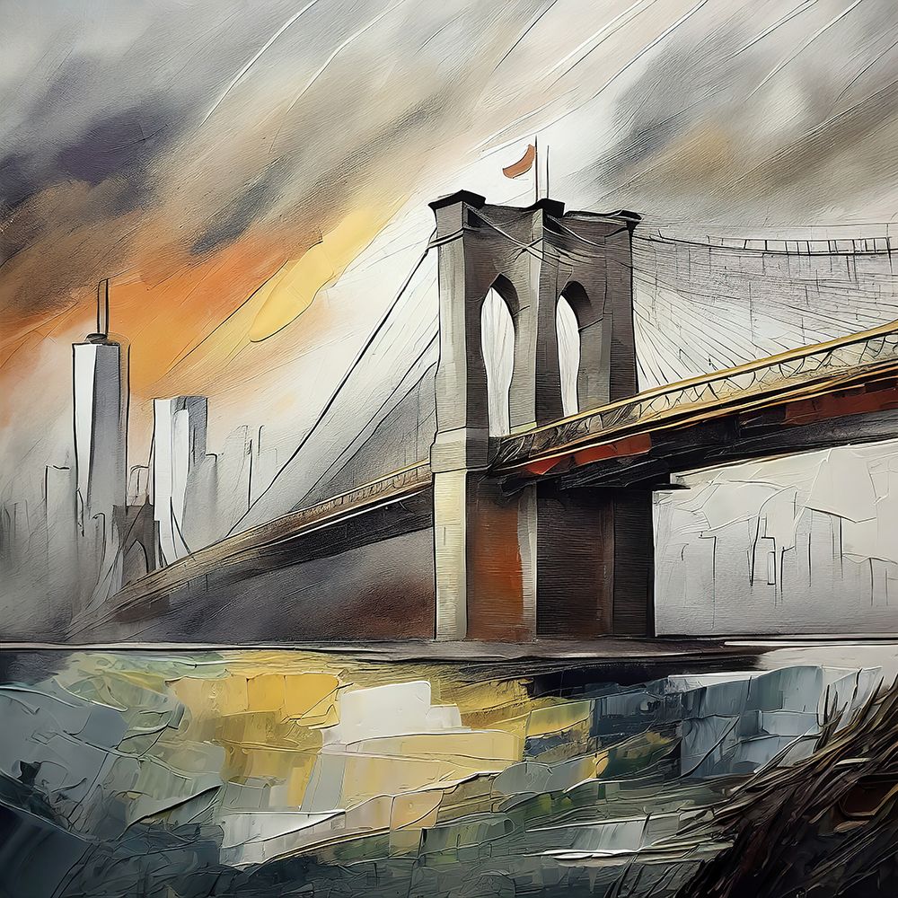 New Yorks Evening art print by Ronald Bolokofsky for $57.95 CAD