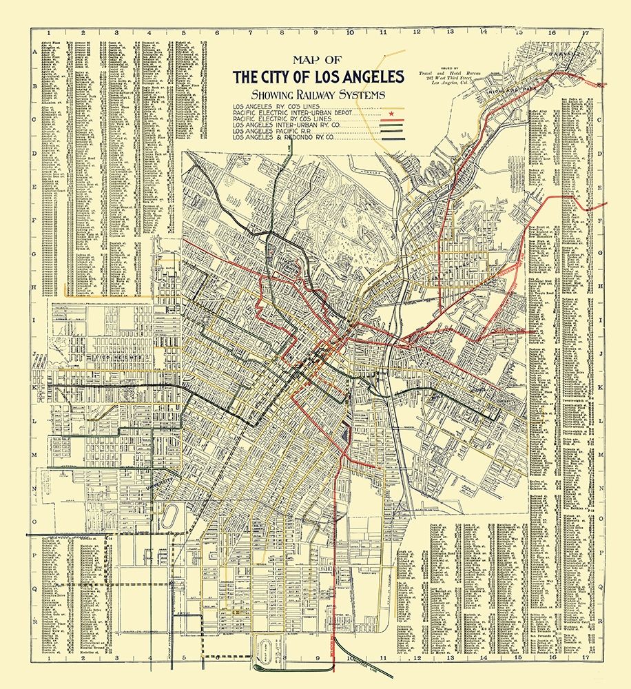 Los Angeles California Railway -1906 art print by Unknown for $57.95 CAD