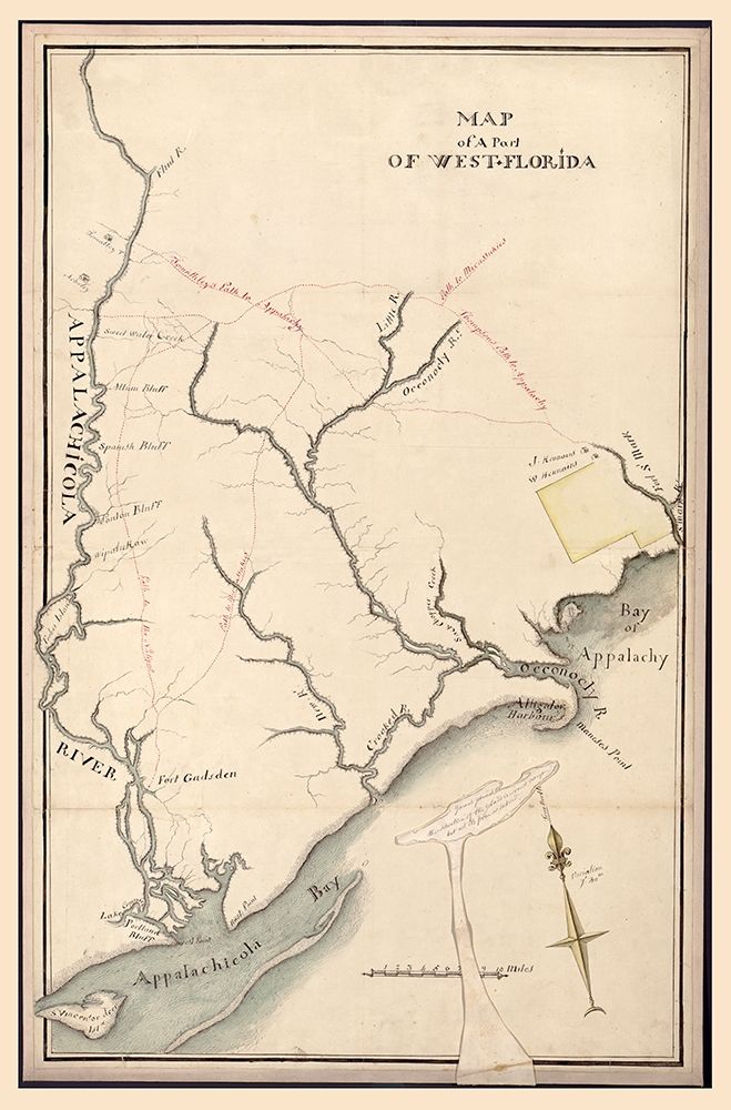 West Florida -1800 art print by Unknown for $57.95 CAD