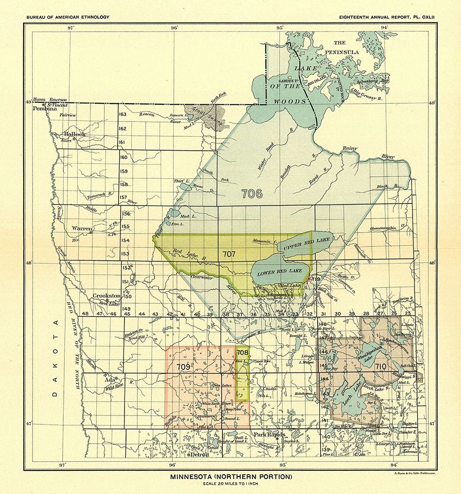 Northern Minnesota - Hoen 1896 art print by Hoen for $63.95 CAD