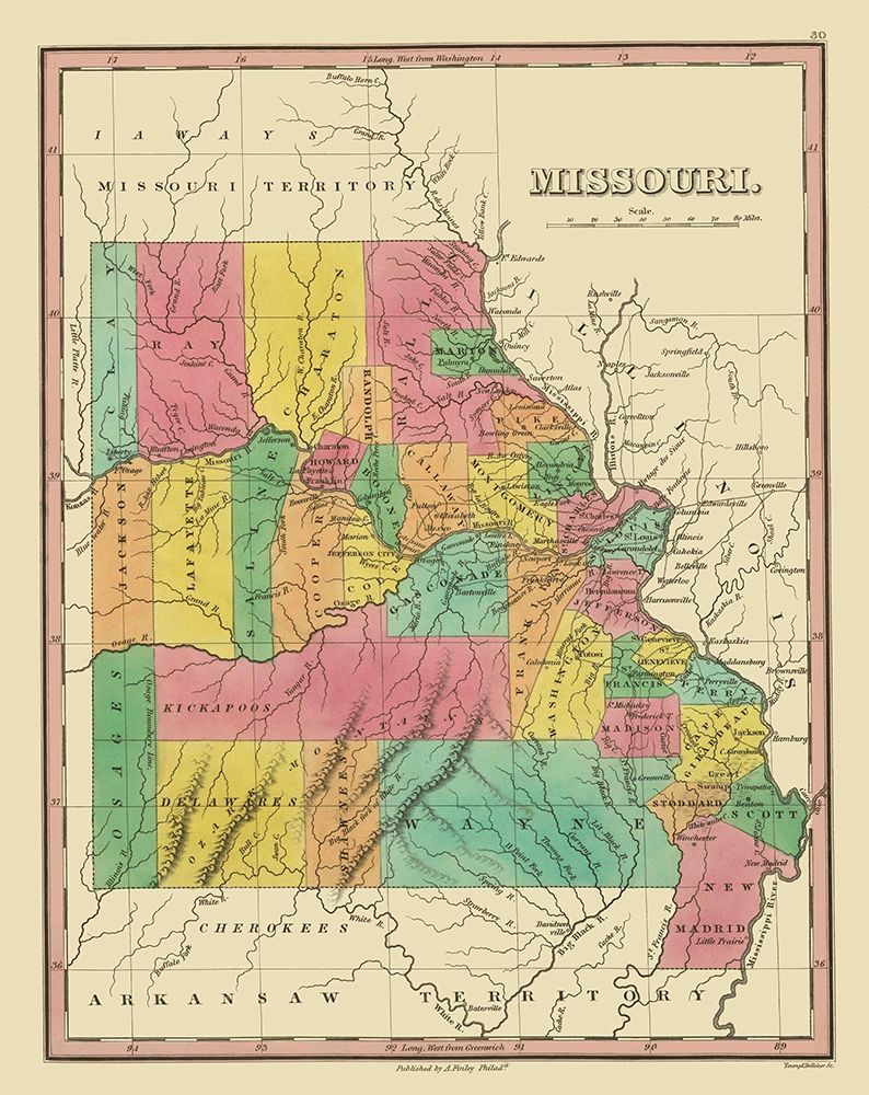 Missouri - Finley 1831 art print by Finley for $57.95 CAD