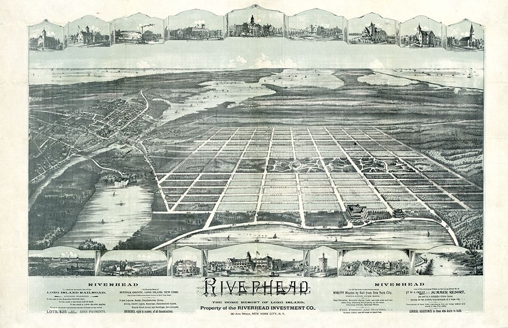 Riverhead New York -1890 art print by Unknown for $57.95 CAD