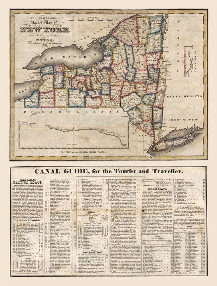 New York - Williams 1826  art print by Williams for $57.95 CAD