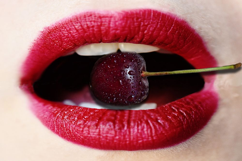 Cherry Lips art print by Jamie Phillip for $57.95 CAD