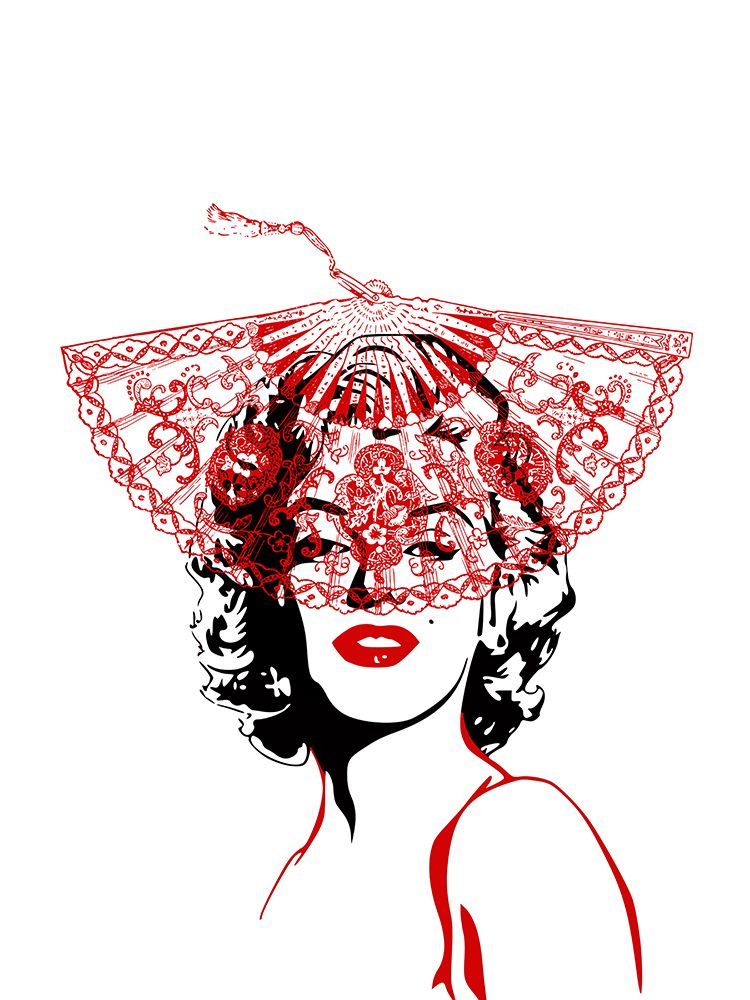 Lady In Red art print by Jamie Phillip for $57.95 CAD