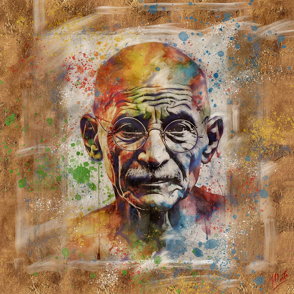 Mahatma Gandhi I art print by Marta Wiley for $57.95 CAD